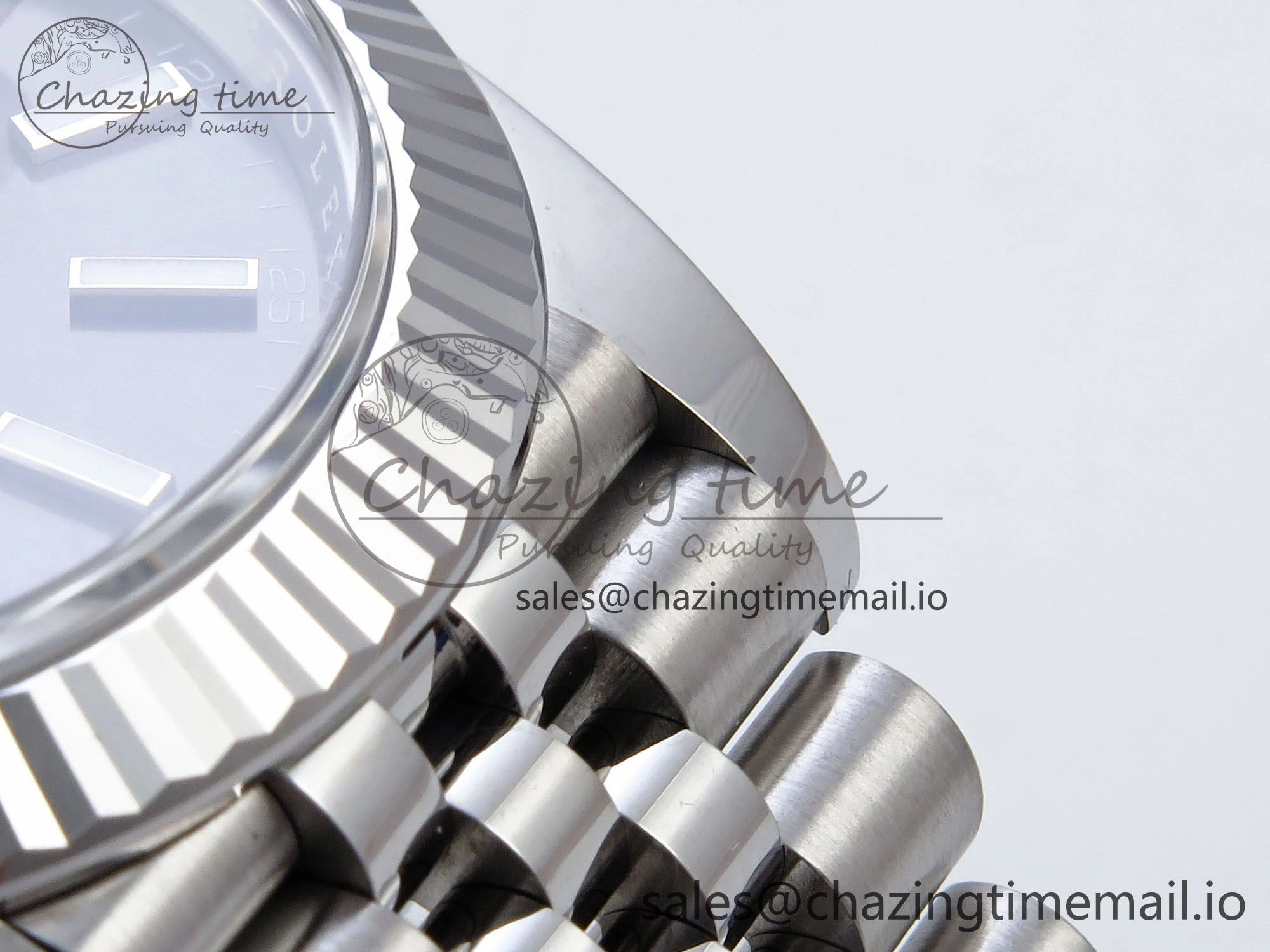 Stylish DateJust 126334 41mm Clean 1:1 Best Edition 904L Steel Gray Stick Dial on Jubilee Bracelet VR 895