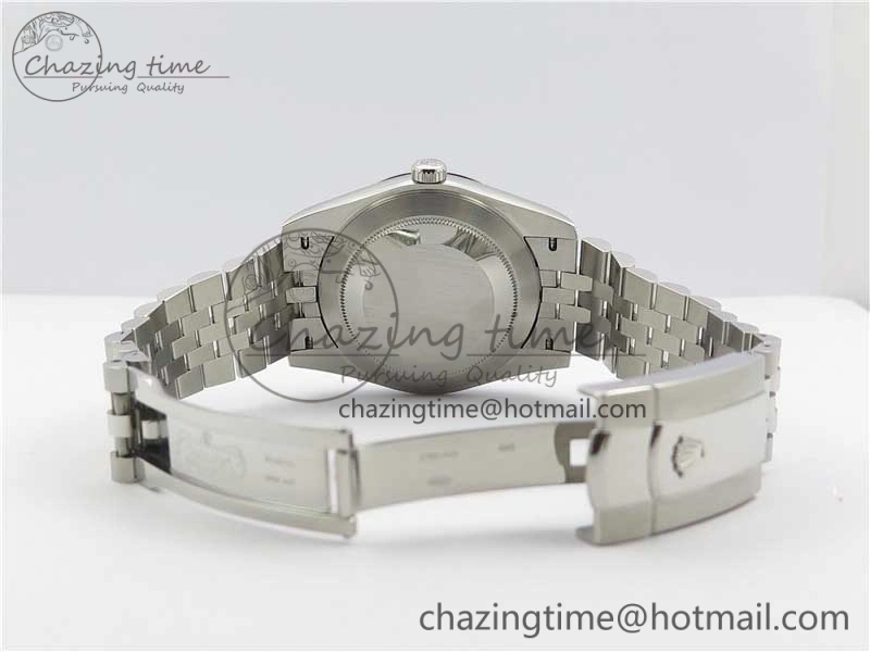 Trendy DateJust 126334 SS Noob 1:1 904L Best Edition Black Dial Diamond on Jubilee Bracelet A 3163