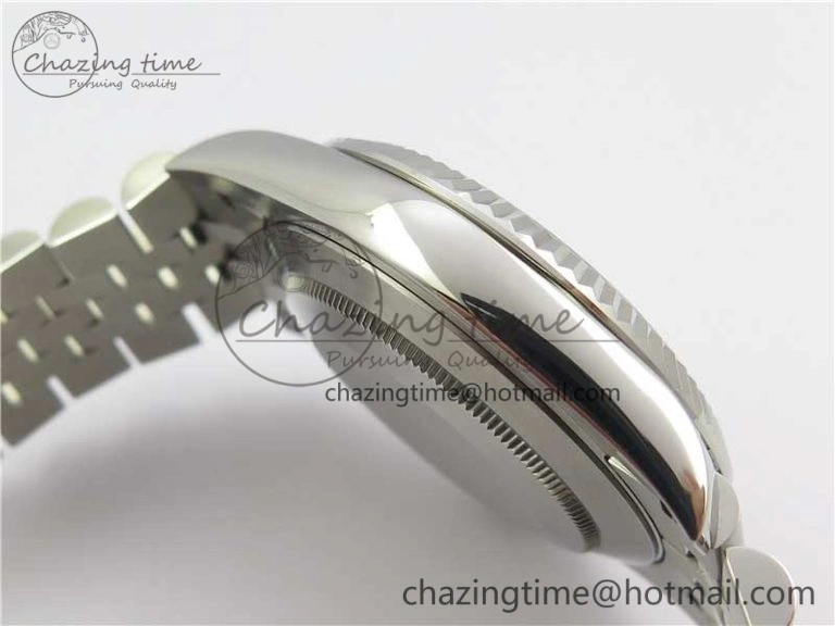 DateJust 126334 SS Noob 1:1 904L Best Edition Gray Dial Diamond on Jubilee Bracelet A Versatile 3156
