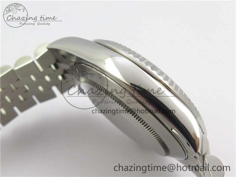DateJust 126334 SS Noob 1:1 904L Best Edition Gray Dial Diamond on Jubilee Bracelet A Versatile 3156