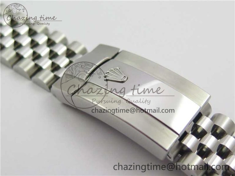 DateJust 126334 SS Noob 1:1 904L Best Edition Gray Dial Diamond on Jubilee Bracelet A Versatile 3156