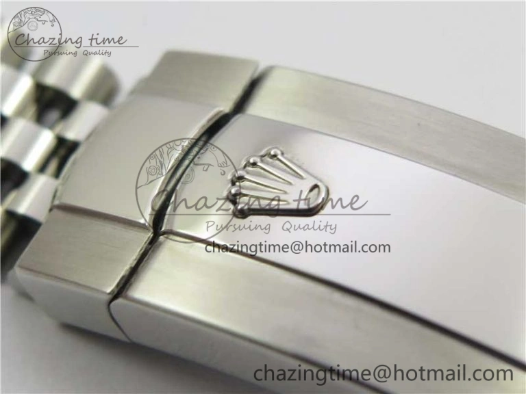 DateJust 126334 SS Noob 1:1 904L Best Edition Gray Dial Diamond on Jubilee Bracelet A Versatile 3156