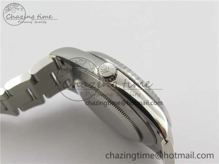 DateJust 126334 SS Noob 1:1 904L Best Edition Gray Dial Diamond on Oyster Bracelet A Stylish 3167