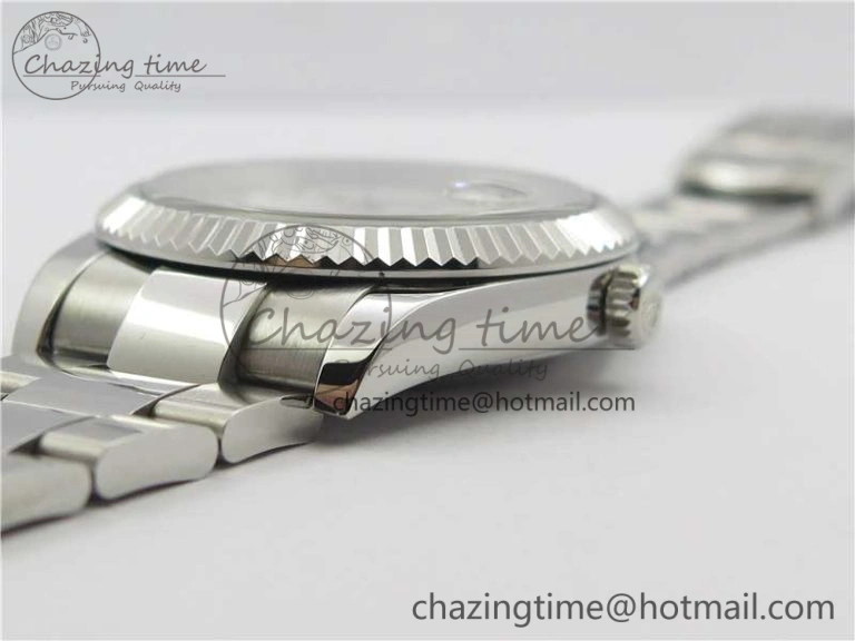 DateJust 126334 SS Noob 1:1 904L Best Edition Gray Dial Diamond on Oyster Bracelet A Stylish 3167