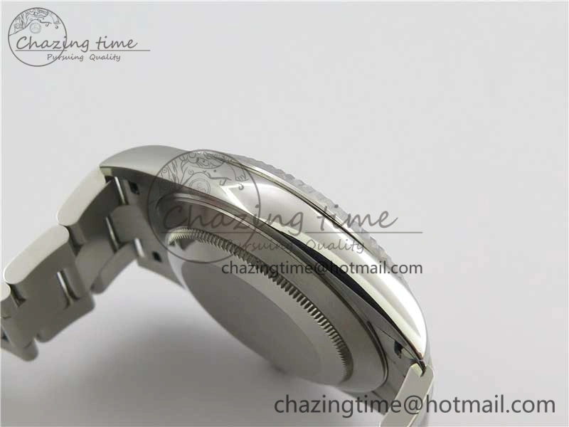Effortless DateJust 126334 SS Noob 1:1 904L Best Edition Gray Dial Stick Markers on Oyster Bracelet A 3170