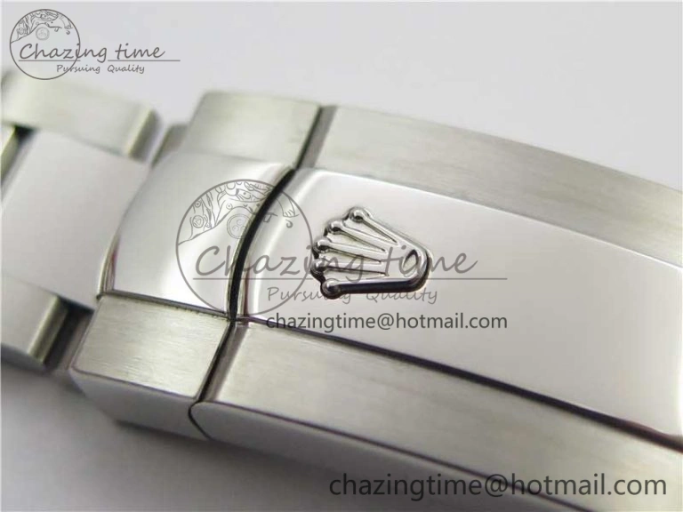 Effortless DateJust 126334 SS Noob 1:1 904L Best Edition Gray Dial Stick Markers on Oyster Bracelet A 3170