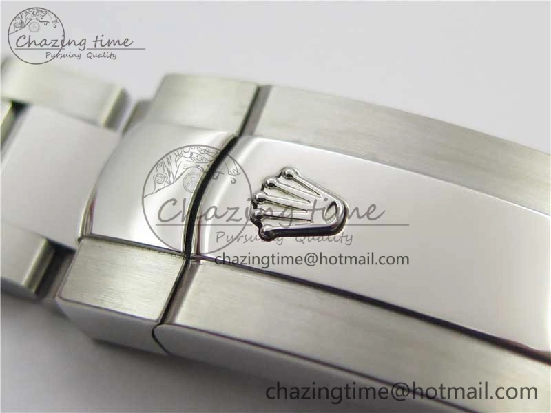 Effortless DateJust 126334 SS Noob 1:1 904L Best Edition Gray Dial Stick Markers on Oyster Bracelet A 3170