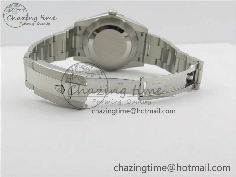 Effortless DateJust 126334 SS Noob 1:1 904L Best Edition Gray Dial Stick Markers on Oyster Bracelet A 3170