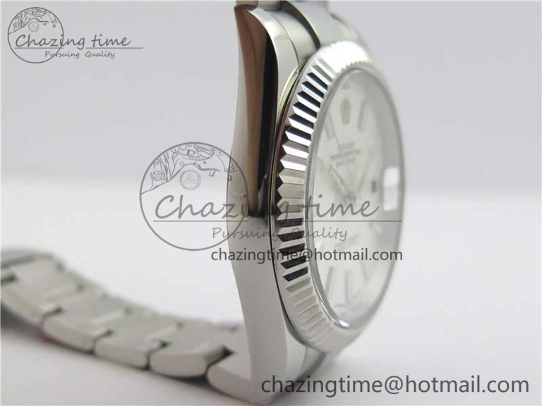 DateJust 126334 SS Noob 1:1 904L Best Edition Silver Dial Stick Markers on Oyster Bracelet A Affordable 3168