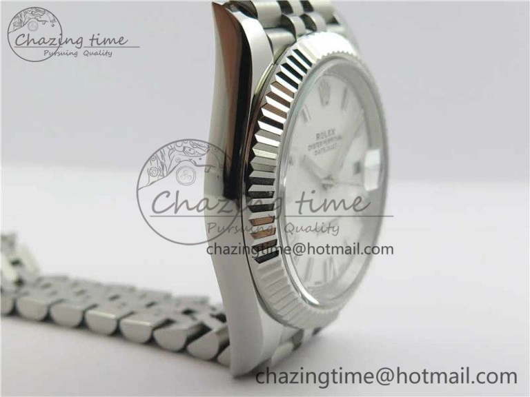 WrinkleFree DateJust 126334 SS Noob 1:1 904L Best Edition White Dial Roman Markers on Jubilee Bracelet A 3162