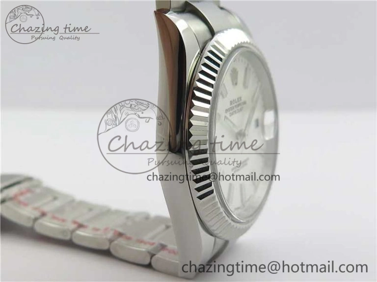 DateJust 126334 SS Noob 1:1 904L Best Edition White Dial Stick Markers on Oyster Bracelet A GoodFit 3172