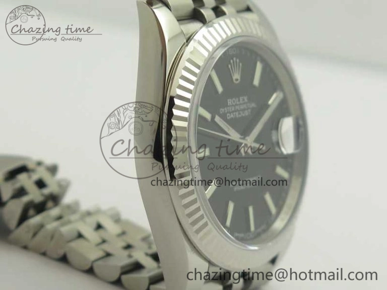 ZipUp DateJust 126334 SS REF 1:1 Best Edition Black Dial Stick Markers on New version Jubilee Bracelet A 3424