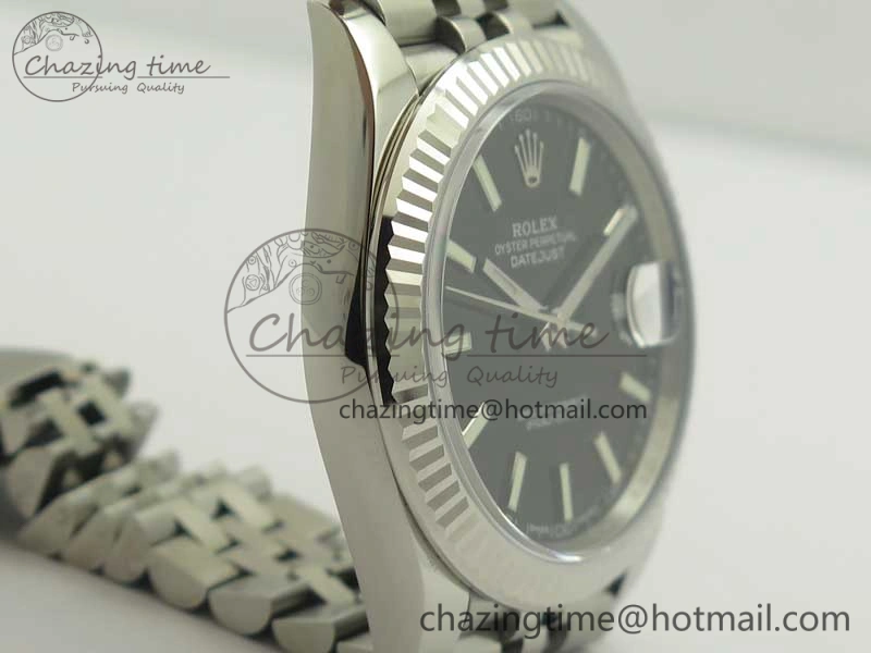 ZipUp DateJust 126334 SS REF 1:1 Best Edition Black Dial Stick Markers on New version Jubilee Bracelet A 3424