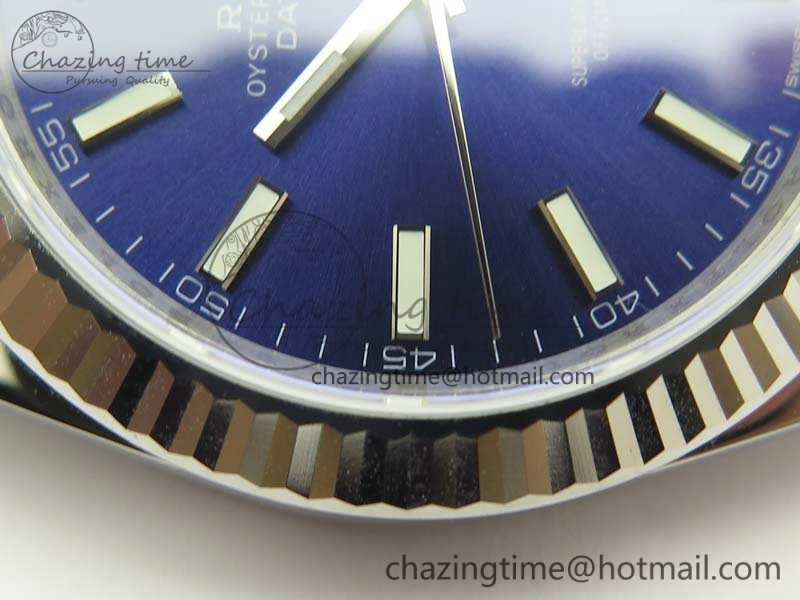 DateJust 126334 SS REF 1:1 Best Edition Blue Dial Stick Markers On New Version Jubilee Bracelet A Sleek 3478