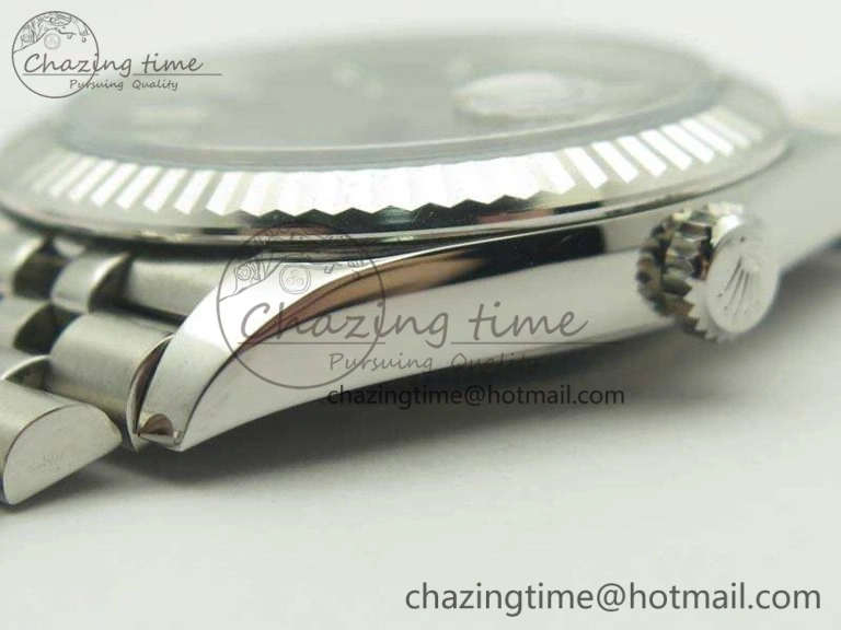 Snug DateJust 126334 SS REF 1:1 Best Edition Gray Dial Stick Markers On New Version Jubilee Bracelet A 3477