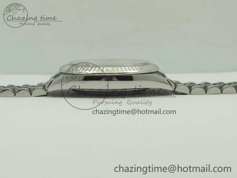 Snug DateJust 126334 SS REF 1:1 Best Edition Gray Dial Stick Markers On New Version Jubilee Bracelet A 3477