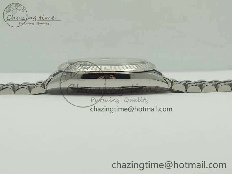 Snug DateJust 126334 SS REF 1:1 Best Edition Gray Dial Stick Markers On New Version Jubilee Bracelet A 3477