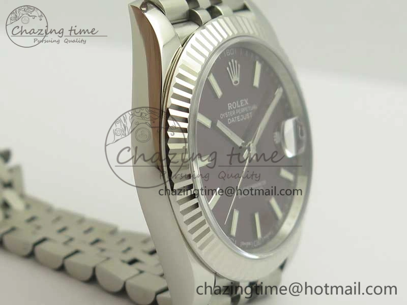 DateJust 126334 SS REF 1:1 Best Edition Purple Dial Stick Markers on New version Jubilee Bracelet A TravelReady 3422