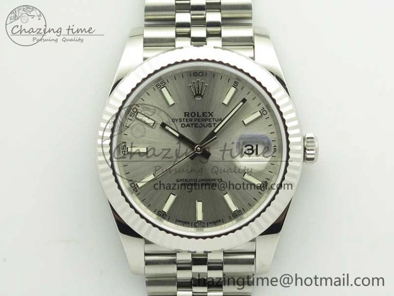 DateJust 126334 SS REF 1:1 Best Edition Silver Dial Stick Markers on New version Jubilee Bracelet A WellDesigned 3423