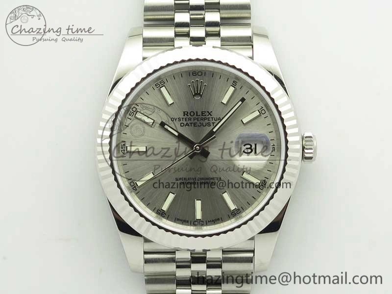 DateJust 126334 SS REF 1:1 Best Edition Silver Dial Stick Markers on New version Jubilee Bracelet A WellDesigned 3423