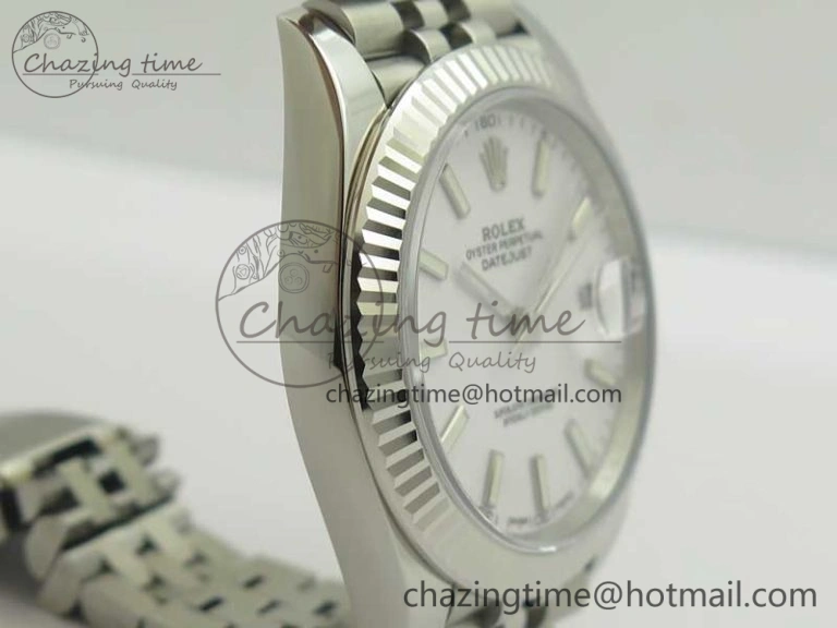 DateJust 126334 SS REF 1:1 Best Edition White Dial Stick Markers on New version Jubilee Bracelet A Thermal 3425