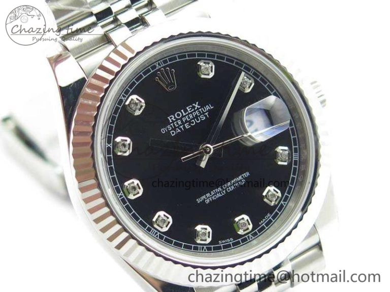 DateJust 228238 SS Noob 1:1 Best Edition Black Dial Diamond On Jubilee Bracelet A GoAnywhere 3499