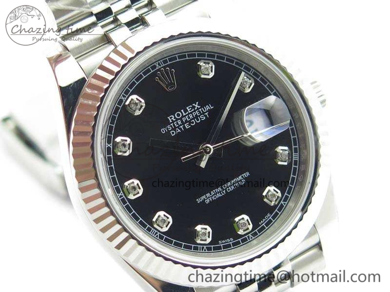 DateJust 228238 SS Noob 1:1 Best Edition Black Dial Diamond On Jubilee Bracelet A GoAnywhere 3499