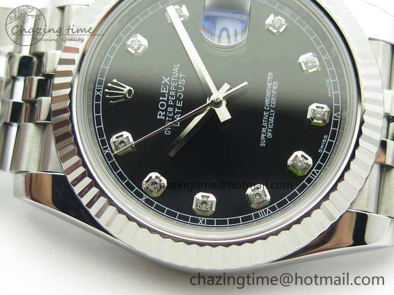 DateJust 228238 SS Noob 1:1 Best Edition Black Dial Diamond On Jubilee Bracelet A GoAnywhere 3499