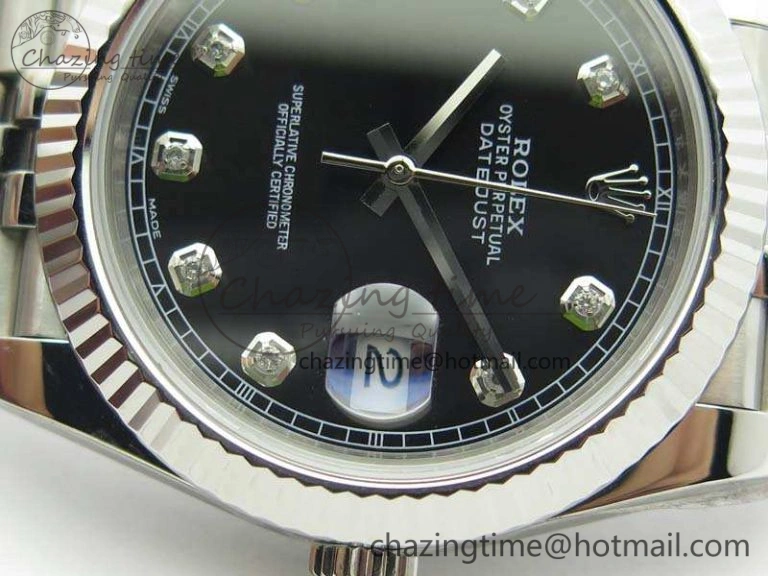 DateJust 228238 SS Noob 1:1 Best Edition Black Dial Diamond On Jubilee Bracelet A GoAnywhere 3499