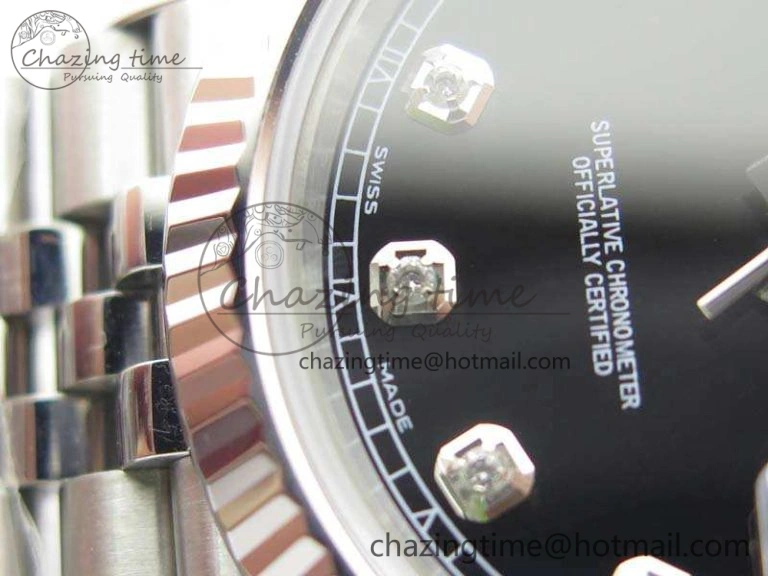 DateJust 228238 SS Noob 1:1 Best Edition Black Dial Diamond On Jubilee Bracelet A GoAnywhere 3499