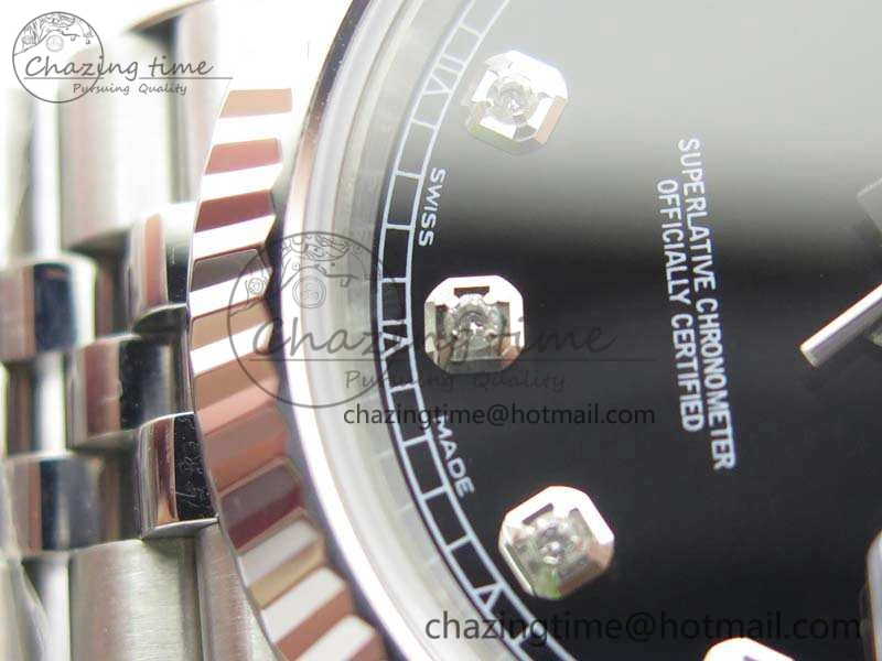 DateJust 228238 SS Noob 1:1 Best Edition Black Dial Diamond On Jubilee Bracelet A GoAnywhere 3499