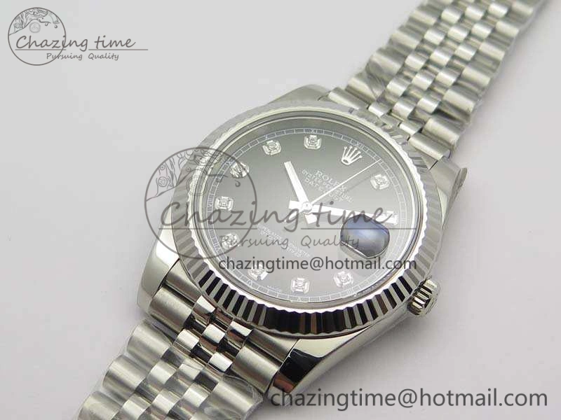 DateJust 228238 SS Noob 1:1 Best Edition Black Dial Diamond On Jubilee Bracelet A GoAnywhere 3499