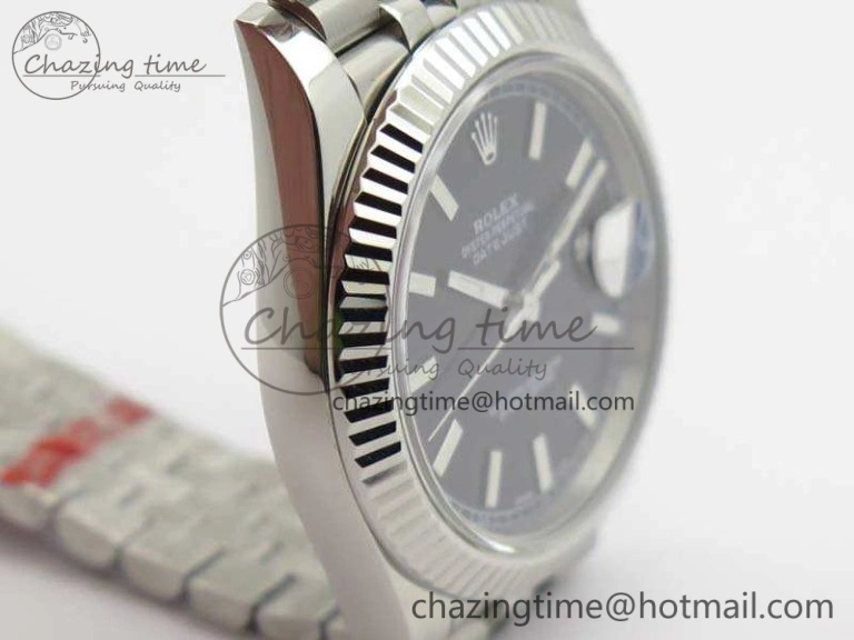 Popular DateJust 228238 SS Noob 1:1 Best Edition Black Dial Stick Markers On Jubilee Bracelet A 3507