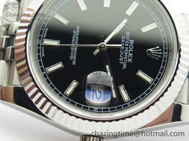 Popular DateJust 228238 SS Noob 1:1 Best Edition Black Dial Stick Markers On Jubilee Bracelet A 3507