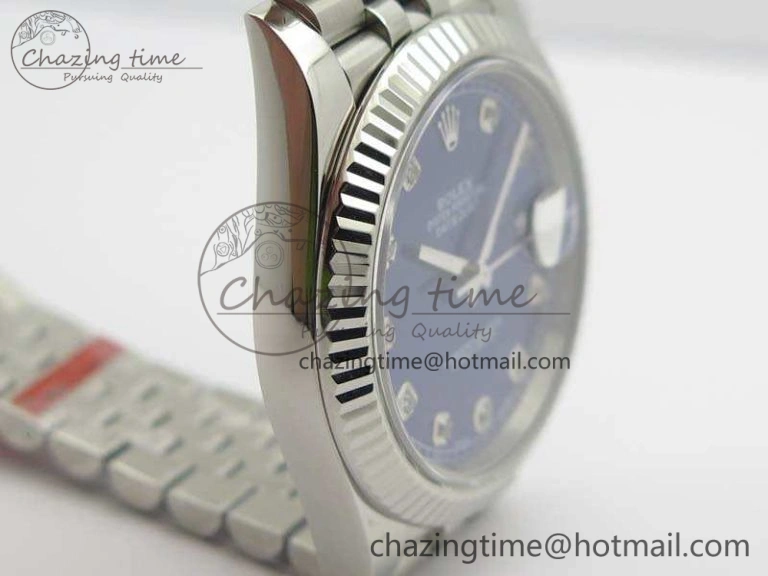 Seasonal DateJust 228238 SS Noob 1:1 Best Edition Blue Dial Diamond On Jubilee Bracelet A 3498