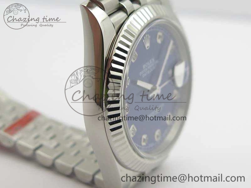 Seasonal DateJust 228238 SS Noob 1:1 Best Edition Blue Dial Diamond On Jubilee Bracelet A 3498