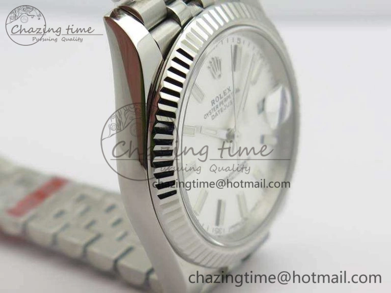 SoftTouch DateJust 228238 SS Noob 1:1 Best Edition Silver Dial Stick Markers On Jubilee Bracelet A 3511