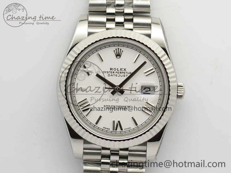 Versatile DateJust 228238 SS Noob 1:1 Best Edition White Roman Dial On Jubilee Bracelet A 3508