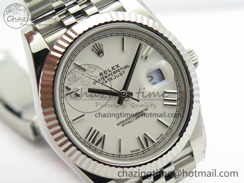 Versatile DateJust 228238 SS Noob 1:1 Best Edition White Roman Dial On Jubilee Bracelet A 3508