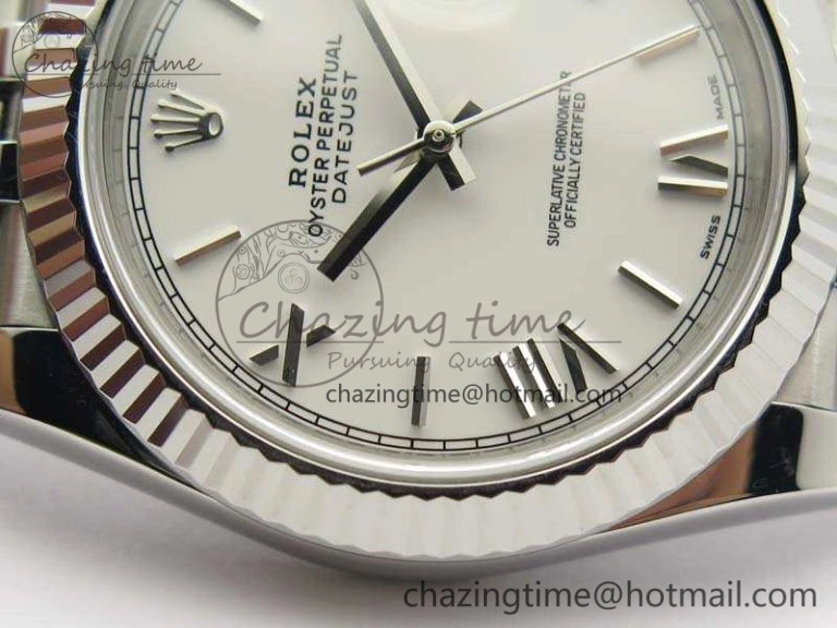 Versatile DateJust 228238 SS Noob 1:1 Best Edition White Roman Dial On Jubilee Bracelet A 3508