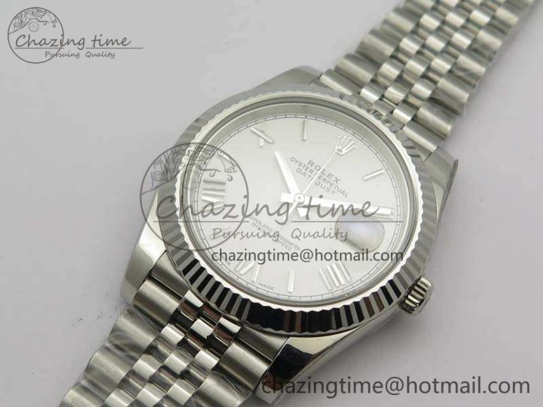 Versatile DateJust 228238 SS Noob 1:1 Best Edition White Roman Dial On Jubilee Bracelet A 3508