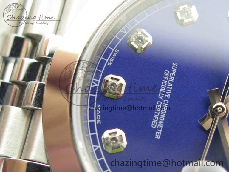 DateJust 228238 Smooth Bezel SS Noob 1:1 Best Edition Blue Dial Diamond On Jubilee Bracelet A Casual 3495