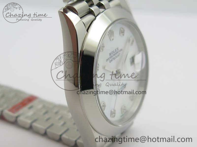 Sleek DateJust 228238 Smooth Bezel SS Noob 1:1 Best Edition MOP Dial Diamond On Jubilee Bracelet A 3492