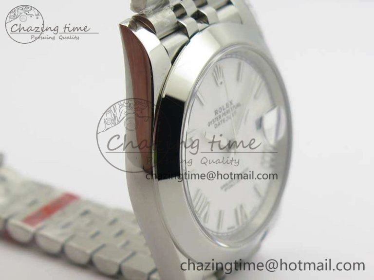 Compact DateJust 228238 Smooth Bezel SS Noob 1:1 Best Edition White Roman Dial On Jubilee Bracelet A 3503