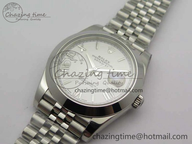 Compact DateJust 228238 Smooth Bezel SS Noob 1:1 Best Edition White Roman Dial On Jubilee Bracelet A 3503