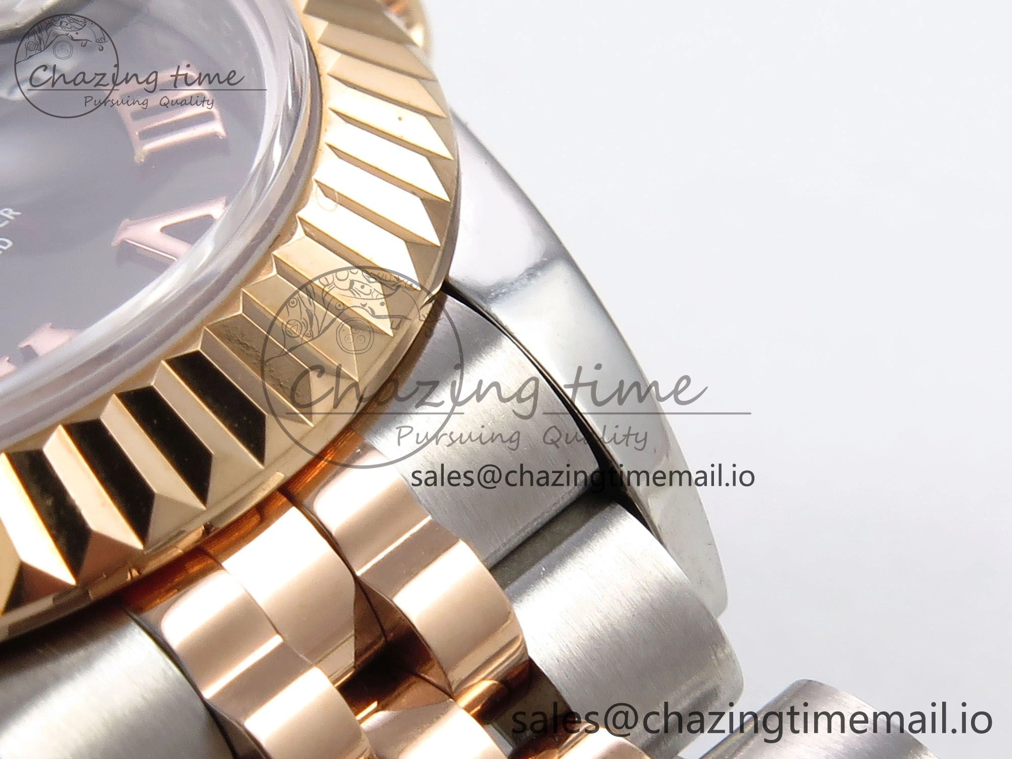 DateJust 28MM 279171 SS RG GMF 1:1 Best Edition 904L Steel Black Roman Dial on Jubilee Bracelet A WaterResistant 10063