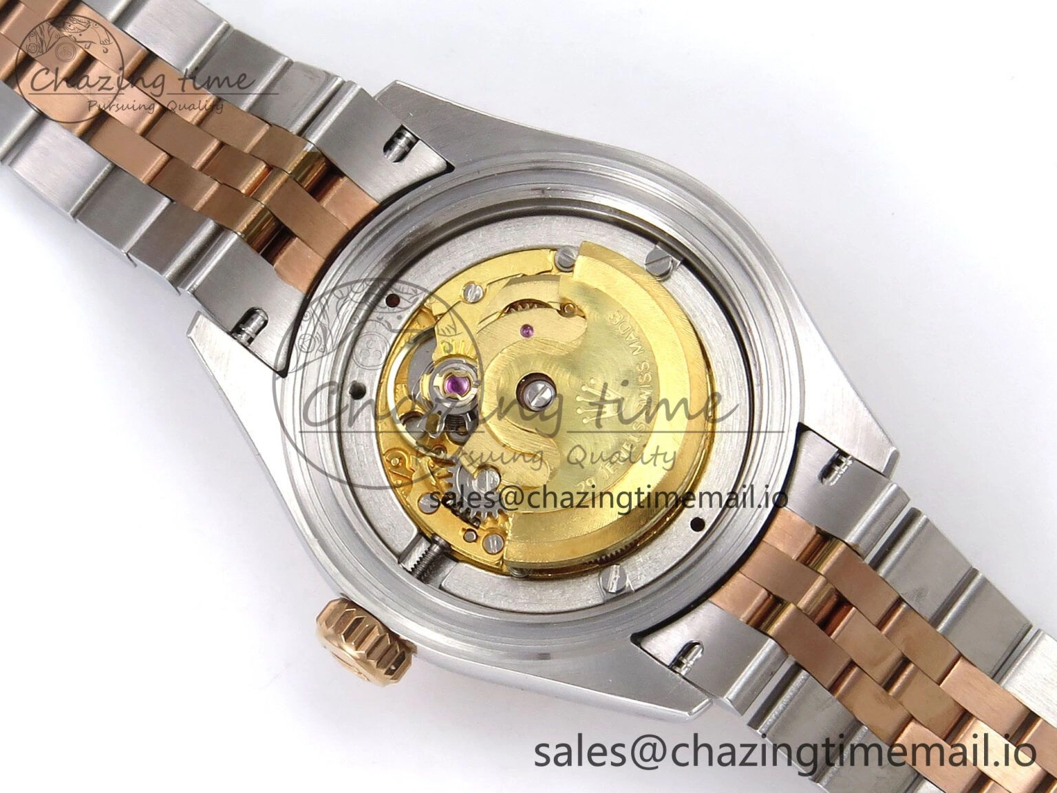 Efficient DateJust 28MM 279171 SS RG GMF 1:1 Best Edition 904L Steel RG Diamonds Dial on Jubilee Bracelet A 1133