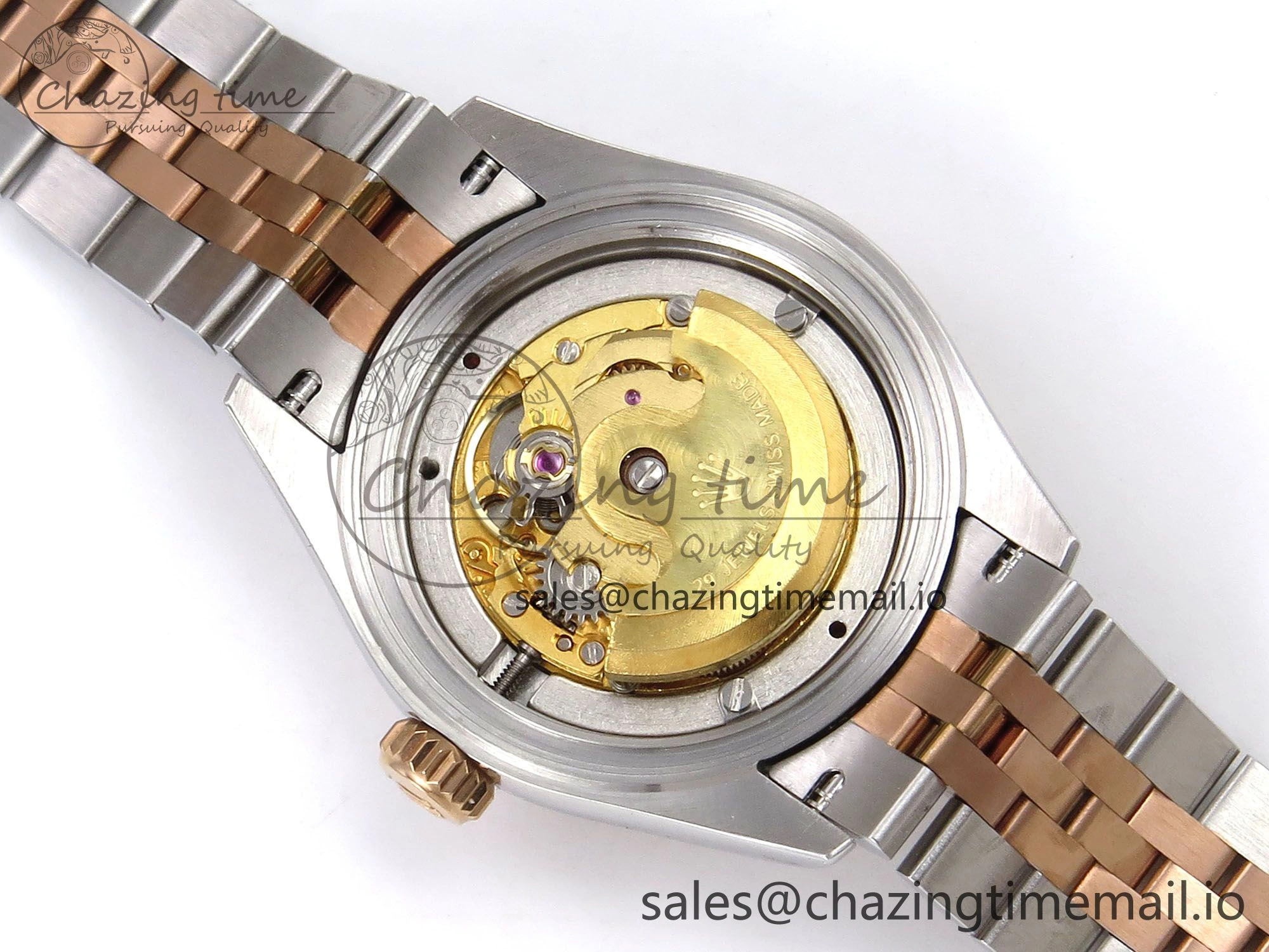Efficient DateJust 28MM 279171 SS RG GMF 1:1 Best Edition 904L Steel RG Diamonds Dial on Jubilee Bracelet A 1133