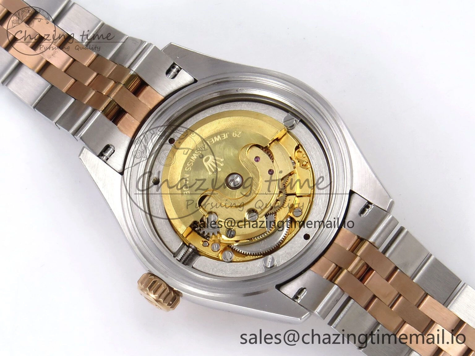 Efficient DateJust 28MM 279171 SS RG GMF 1:1 Best Edition 904L Steel RG Diamonds Dial on Jubilee Bracelet A 1133