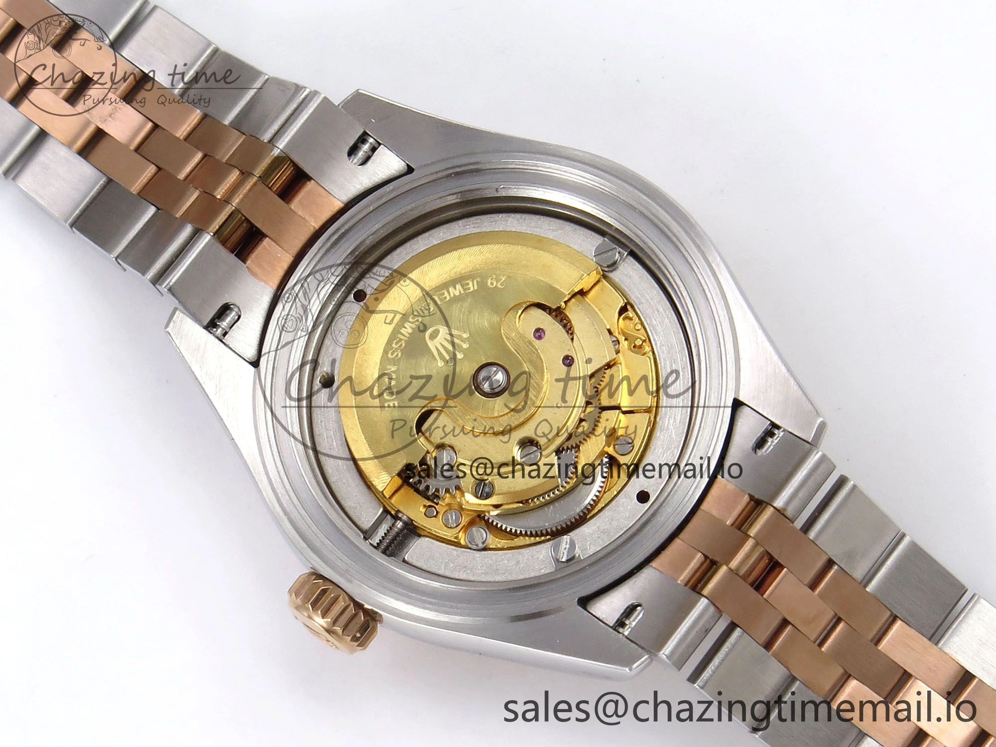 Efficient DateJust 28MM 279171 SS RG GMF 1:1 Best Edition 904L Steel RG Diamonds Dial on Jubilee Bracelet A 1133